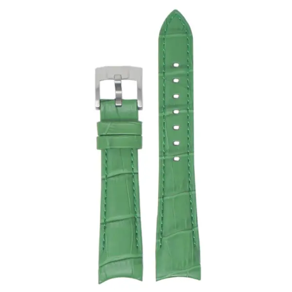 DASSARI Fitted Leather Croc Band For Rolex #5