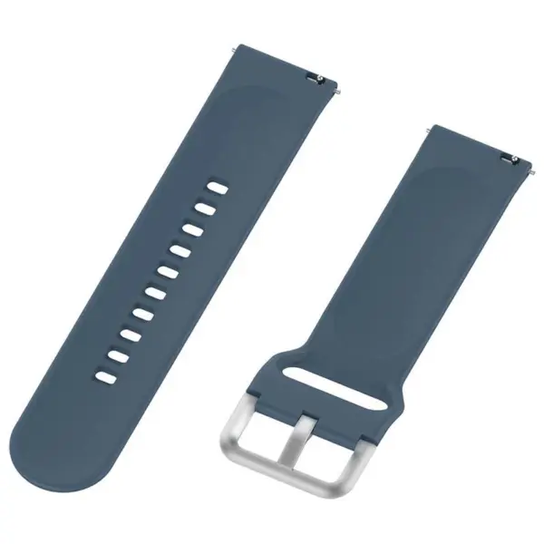 S.r20.5b Angle Cobalt StrapsCo Buckle And Tuck Silicone Rubber Watch Band Strap For Samsung Galaxy Watch Active Gear 20mm 22mm