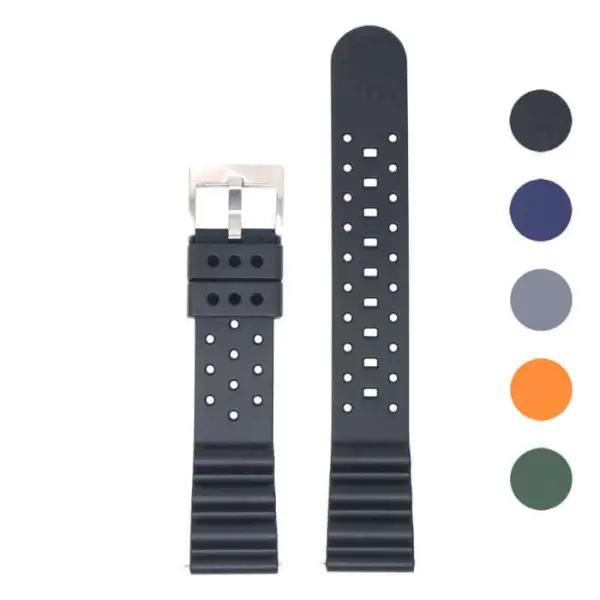 FKM Rubber Diver Strap By DASSARI #1
