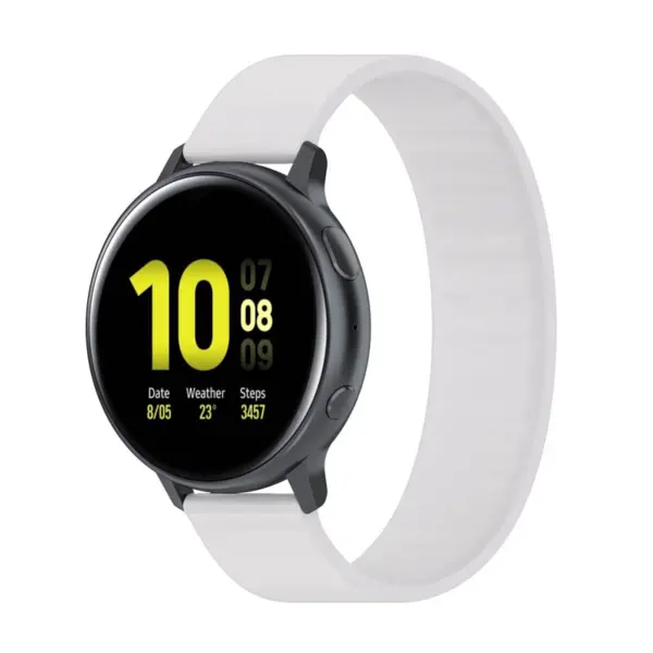 g.r57.7.18 Main Grey StrapsCo Silicone Strap for Garmin Venu 2S Vivomove 3S Vivoactive 4S