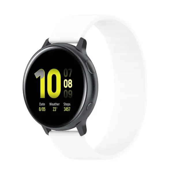 g.r57.22.18 Main White StrapsCo Silicone Strap for Garmin Venu 2S Vivomove 3S Vivoactive 4S