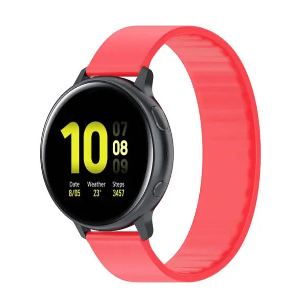 g.r57.6.18 Main Red StrapsCo Silicone Strap for Garmin Venu 2S Vivomove 3S Vivoactive 4S
