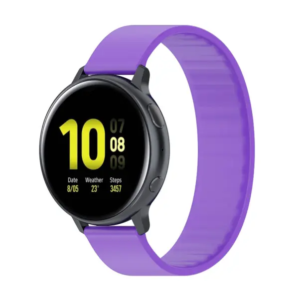 g.r57.18.18 Main Purple StrapsCo Silicone Strap for Garmin Venu 2S Vivomove 3S Vivoactive 4S