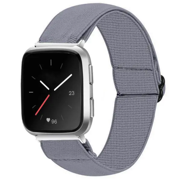 fb.ny23.7 Main Glacier StrapsCo Elastic Nylon Watch Band Strap for Fitbit Versa Versa 2