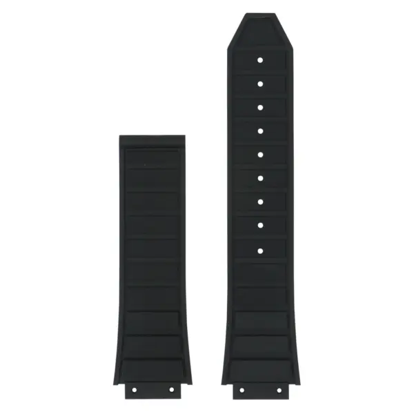 r.hb3 .1.nb Up Black No Clasp StrapsCo Silicone Rubber Watch Band Strap For Hublot Big Bang