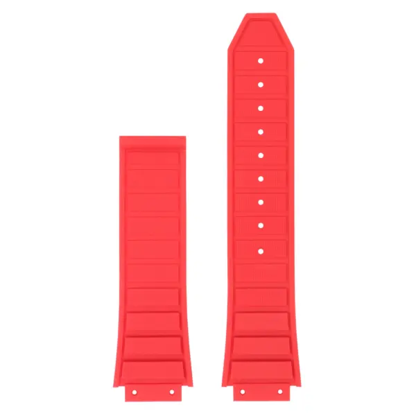 r.hb3 .6.nb Up Red No Clasp StrapsCo Silicone Rubber Watch Band Strap For Hublot Big Bang