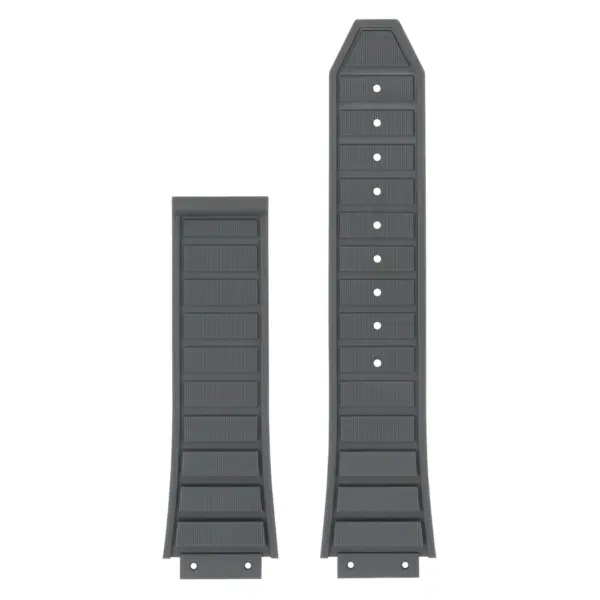 r.hb3 .7.nb Up Grey No Clasp StrapsCo Silicone Rubber Watch Band Strap For Hublot Big Bang