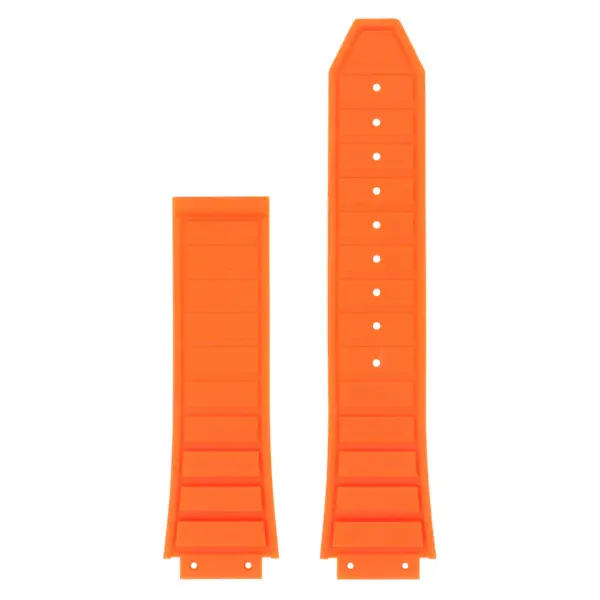 r.hb3 .12.nb Up Orange No Clasp StrapsCo Silicone Rubber Watch Band Strap For Hublot Big Bang