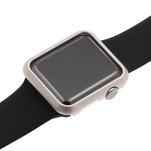 A.pc5.tg Main Retro Gold StrapsCo Alloy Metal Protective Case For Apple Watch Series 123 38mm 42mm