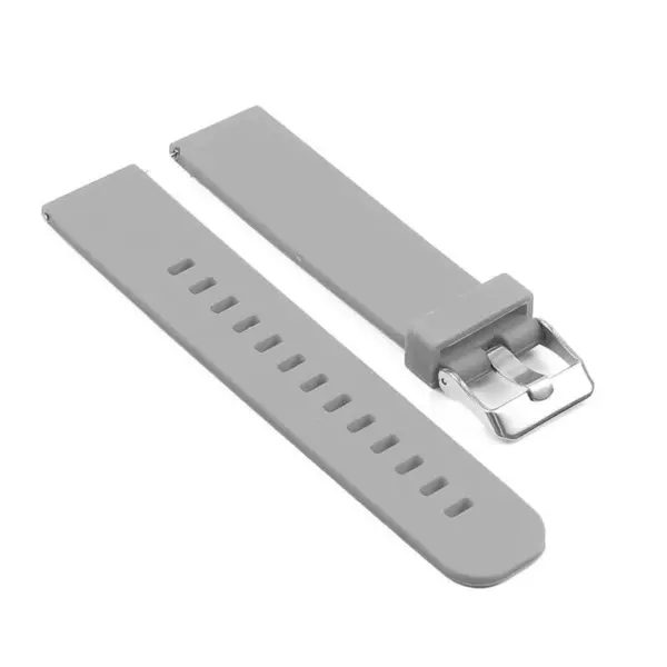 hr1.7 Silicone Rubber Quick Release Strap for Samsung Gear S2 in Grey
