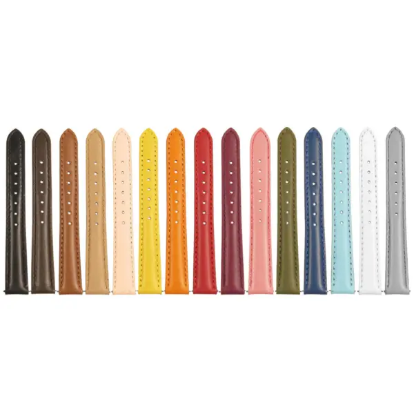 St19 All Colors Womens Smooth Leather Watch Band Strap