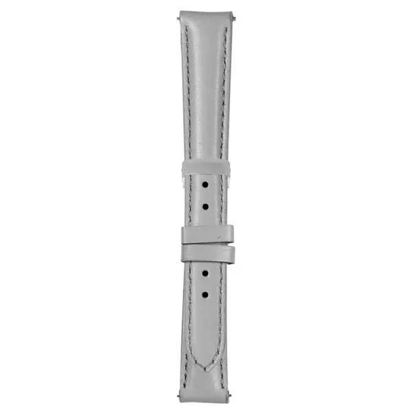 Light Grey Classic Women's Strap with Deployant Brushed Silver Clasp