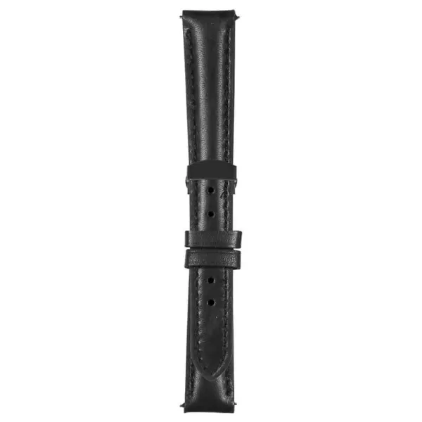 Black Classic Women's Strap with Deployant Matte Black Clasp