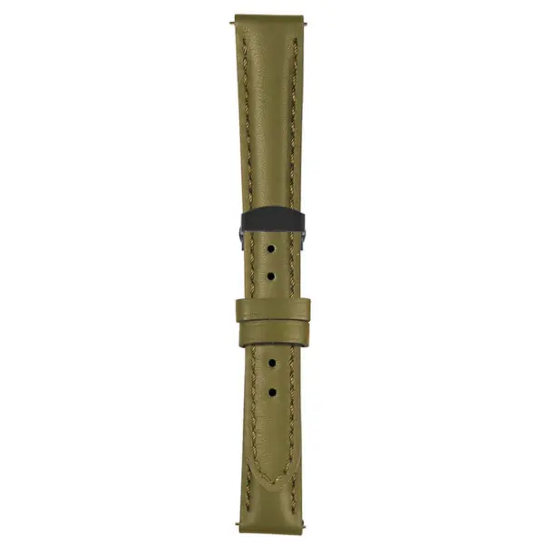 Dark Green Classic Women's Strap with Deployant Matte Black Clasp