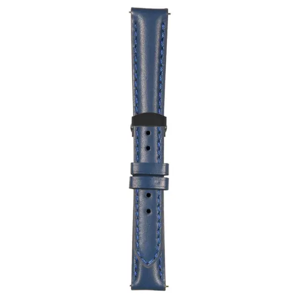 Blue Classic Women's Strap with Deployant Matte Black Clasp
