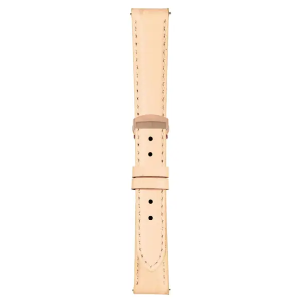 Light Pink Classic Women's Strap with Deployant Rose Gold Clasp
