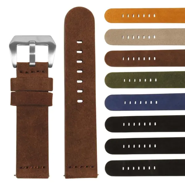 Heavy-Duty Suede Strap For Garmin Venu 3 #1