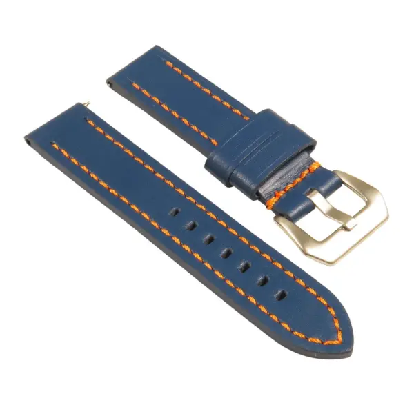 Rugged Leather Strap  For Garmin Vivoactive 5 #24