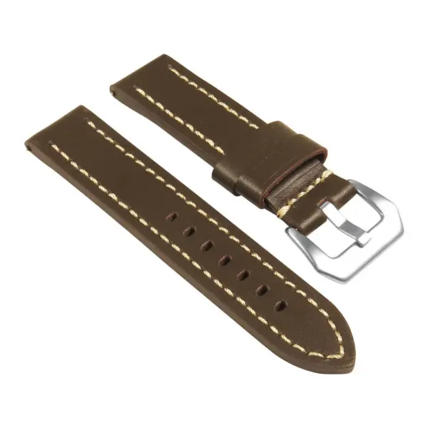 Rugged Leather Strap  For Garmin Vivoactive 5 #28