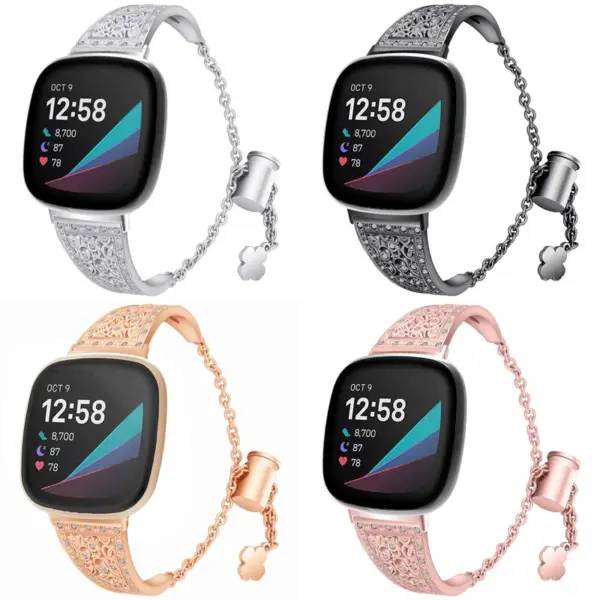 Marquis Cuff Bracelet For Fitbit Versa 4 #2