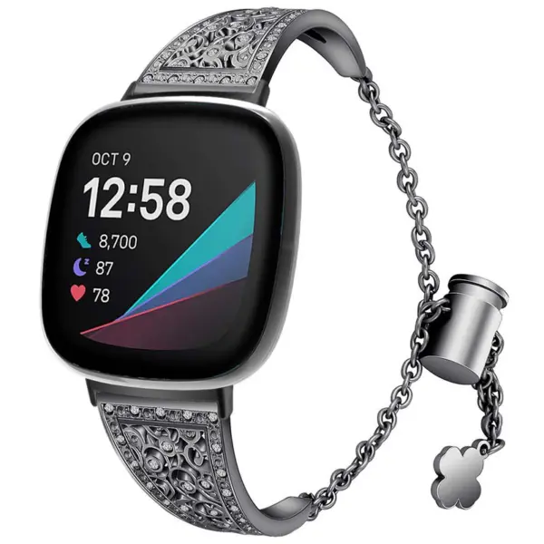 Marquis Cuff Bracelet For Fitbit Versa 4 #3