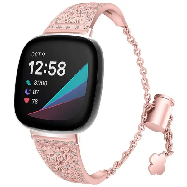 Marquis Cuff Bracelet For Fitbit Versa 4 #4