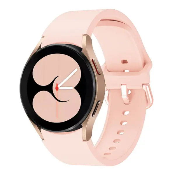 s.r27.13 Main Pink StrapsCo Rubber Sport Strap for Samsung Galaxy Watch 4 Silicone Band