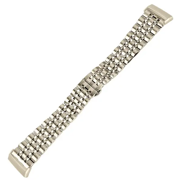 fb.m133.tg Angle Retro Gold StrapsCo Stainless Steel Bracelet Watch Band w Hidden Clasp for Fitbit Versa 3 Fitbit Sense