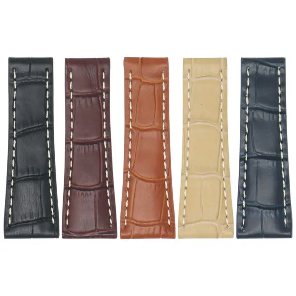 Rx.l2 All Colors StrapsCo Alligator Embossed Leather Watch Band Strap Compatible With Daytona