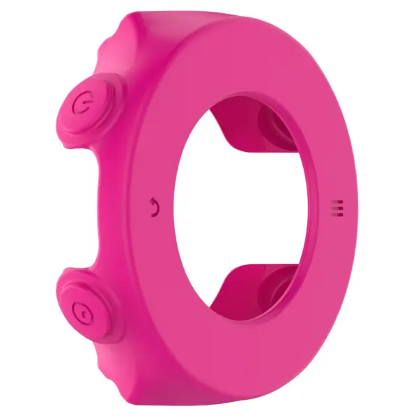 G.pc2.13 Front Shockproof Silicone Case Fits Garmin Forerunner 620 In Fuchsia