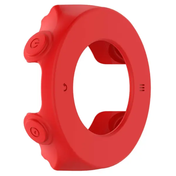 G.pc2.6 Front Shockproof Silicone Case Fits Garmin Forerunner 620 In Red