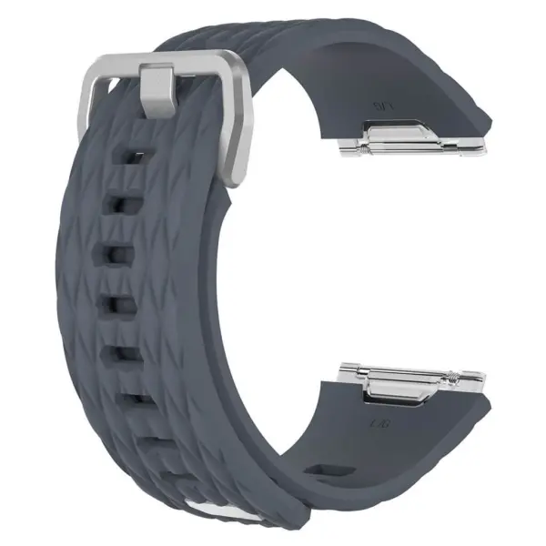 Fb.r20.7 Silicone Rubber Strap For Fitbit Ionic In Grey 2