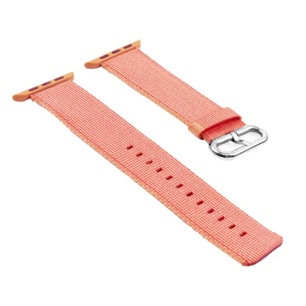 a.n1.12a Woven Nylon Strap for Apple iWatch in Orange 2