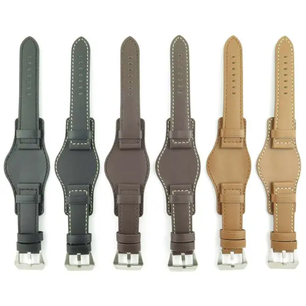 All Color p615 DASSARI Empire Thick Leather Bund Strap
