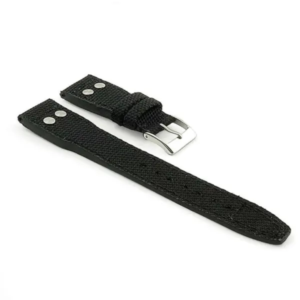 DASSARI Crossover iw2.1.22 Nylon Strap with Rivets in black
