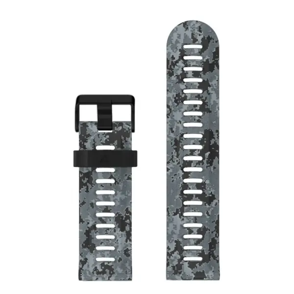 G.r37.1.mb Up Black Camo StrapsCo Silicone Rubber Replacement Watch Band Strap With Black Buckle For Garmin Fenix 5X 3 3 HR