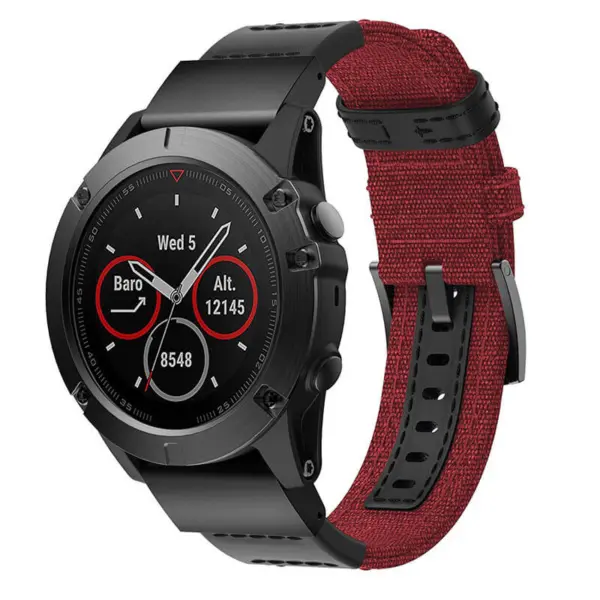 Rugged Canvas Band For Garmin QuickFit 26 Devices #15
