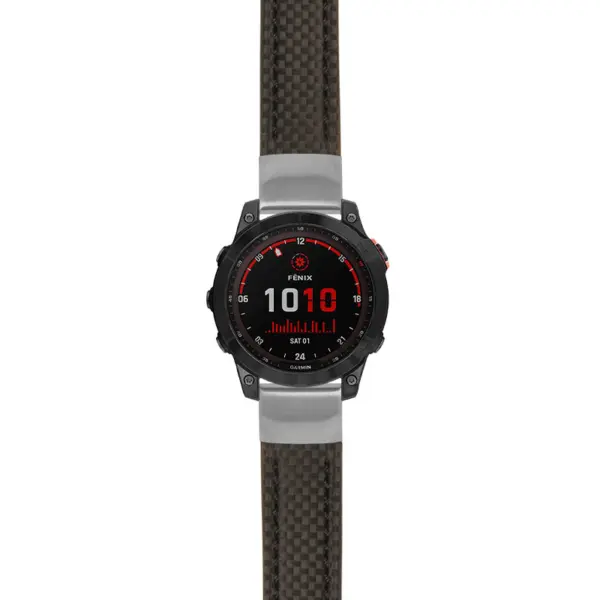 g.f7.st25 Main Black StrapsCo Heavy Duty Carbon Fiber Watch Strap 20mm