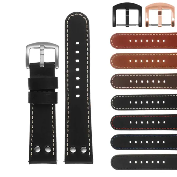 Leather Pilot Strap For Garmin Legacy Saga Series: Darth Vader #1