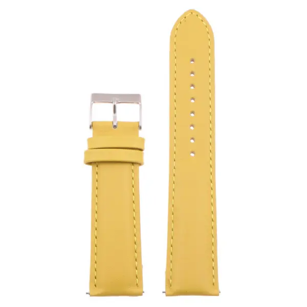 Classic Stitched Leather Strap - Extra Long For MoonSwatch #68