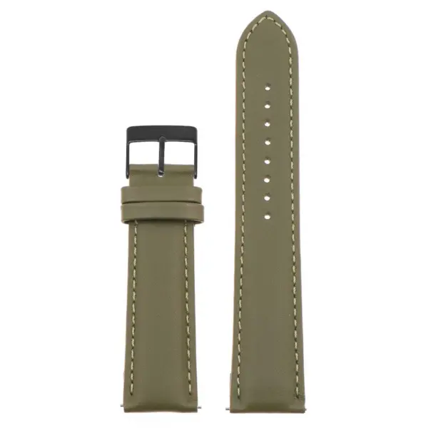 Classic Stitched Leather Strap - Extra Long For MoonSwatch #61
