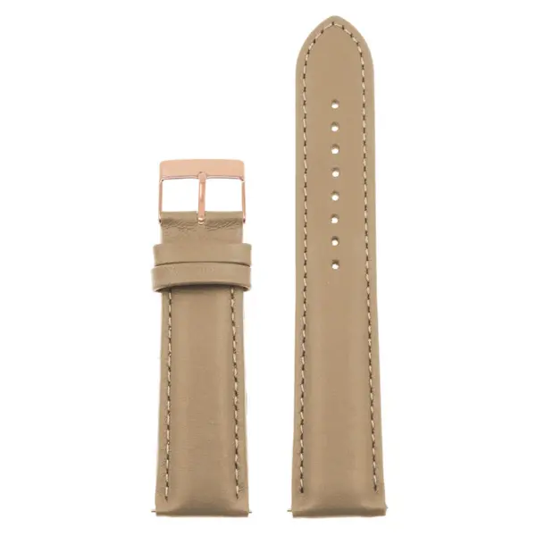 Classic Stitched Leather Strap - Extra Long For MoonSwatch #50