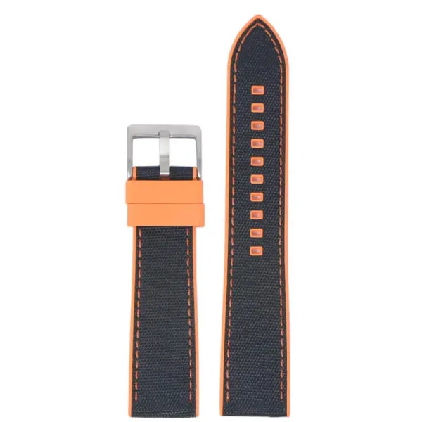 DASSARI Sailcloth FKM Hybrid Strap For MoonSwatch #13