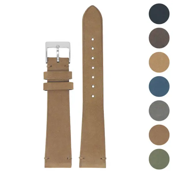 DASSARI Oiled Nubuck Leather Strap For MoonSwatch #1