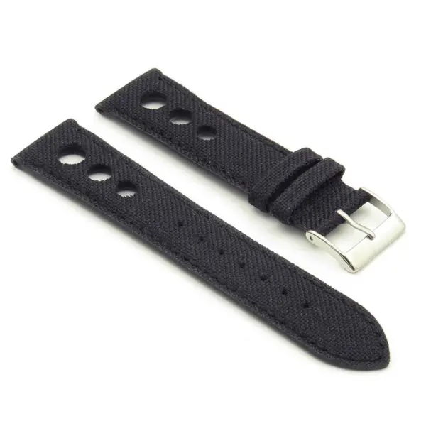 Turbo Nylon Rally Strap w Contrast Stitching & Leather Backing By DASSARI #4