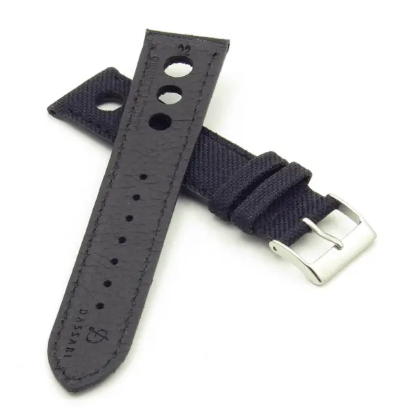 Turbo Nylon Rally Strap w Contrast Stitching & Leather Backing By DASSARI #5
