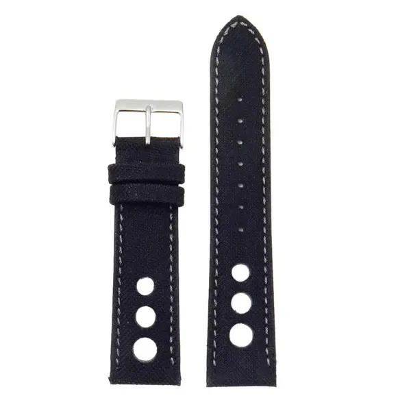 Turbo Nylon Rally Strap w Contrast Stitching & Leather Backing By DASSARI #6