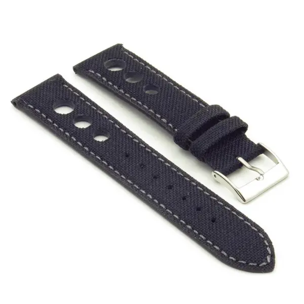 Turbo Nylon Rally Strap w Contrast Stitching & Leather Backing By DASSARI #7