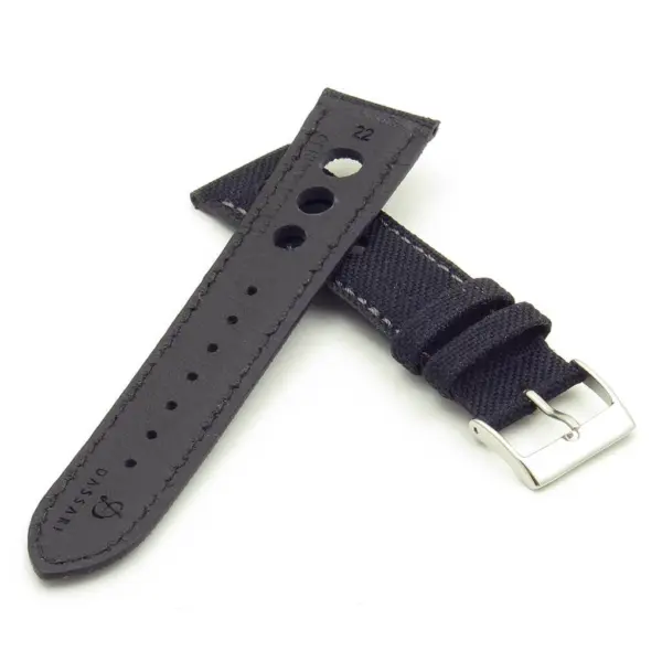 Turbo Nylon Rally Strap w Contrast Stitching & Leather Backing By DASSARI #8