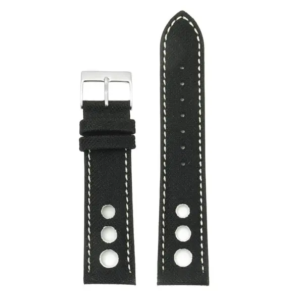 Turbo Nylon Rally Strap w Contrast Stitching & Leather Backing By DASSARI #9